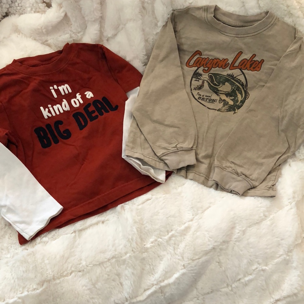 Gymboree long sleeve kids shirt, EUC, size 5 (lot of 2).